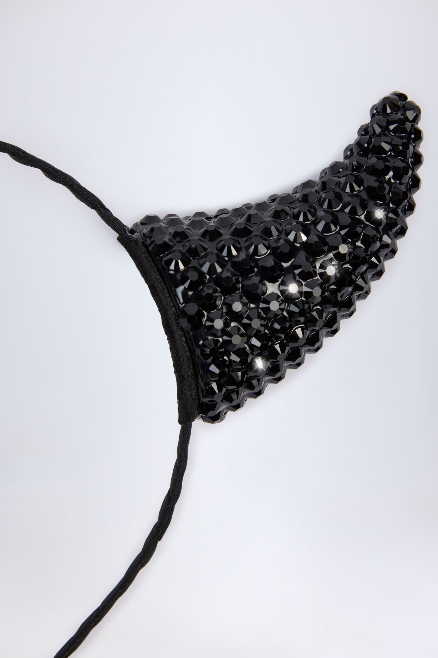 Devil Horns Headband in Black view 3